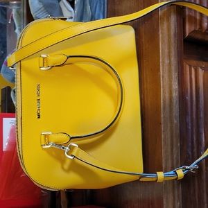 Yellow  michael kors handbag